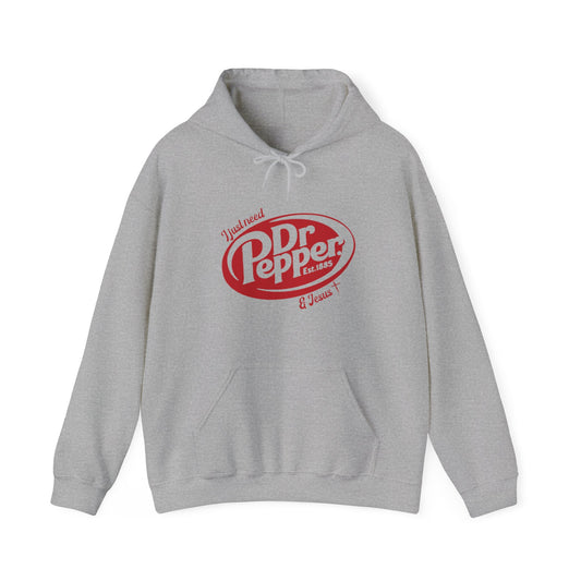 Dr. Pepper & Jesus Unisex Heavy Blend™ Hooded Sweatshirt