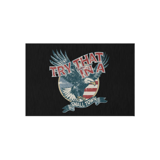 Try that in a small town Eagle Outdoor Rug - 24" × 36"