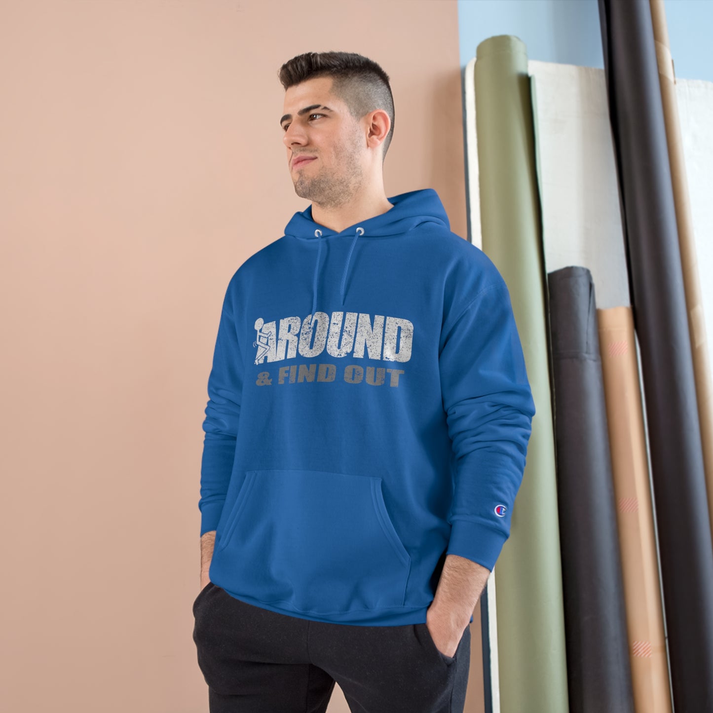 F#*k around and find out Champion Hoodie - Royal Blue / S - Royal Blue / M - Royal Blue / L - Royal Blue / XL - Royal Blue / 2XL