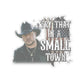 Try that in a small town Jason Aldean Kiss-Cut Stickers decals - 3" × 3" / Transparent