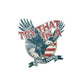 Try that in a small town Eagle Vinyl Decals - 6" x 8" / Kiss-Cut / Satin
