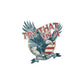Try that in a small town Eagle Vinyl Decals - 4" x 6" / Kiss-Cut / Satin