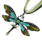 SUMENG New ParagraphWomen Crystal Dragonfly Ribbon Casual Pendant Necklace For Women Ewelry 2023 Gifts - Green