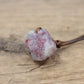 Healing Reiki Raw Stone Mineral Pendants Necklace,Natural Crystal Fluorite Rose Quartzs Tourmaline Agates Apatite Jewelry,QC3014 - Pink Tourmaline