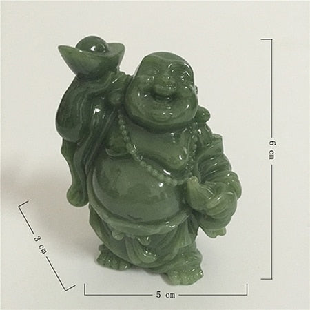 Chinese Happy Maitreya Buddha Statue Sculptures Handmade Crafts Home Decoration Lucky Gifts Laughing Buddha Statues Figurine - Style6