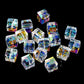 50/100PCS 4/6/8mm Crystal Beads AB Colorful Cube Austria Beads for Jewelry Making Glass Beads DIY Bracelet Earrings Necklace - Color 2 / China / 4mm-100PCS - Color 2 / China / 6mm-100PCS - Color 2 / China / 8mm-50PCS