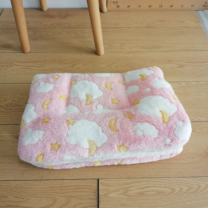 Flannel Pet Mat Dog Bed Cat Bed Thicken Sleeping Mat Dog Blanket Mat For Puppy Kitten Pet Dog Bed for Small Large Dogs Pet Rug - Type 32 / 35x27cm