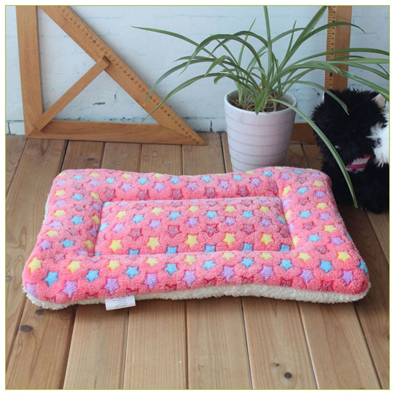Flannel Pet Mat Dog Bed Cat Bed Thicken Sleeping Mat Dog Blanket Mat For Puppy Kitten Pet Dog Bed for Small Large Dogs Pet Rug - Type 2 / 57x38cm