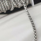 No Fade 2Meters Stainless Steel Chains for Jewelry Making DIY Necklace Bracelet Accessories Gold Chain Lips Beads Beaded Chain - D-Steel 2mm