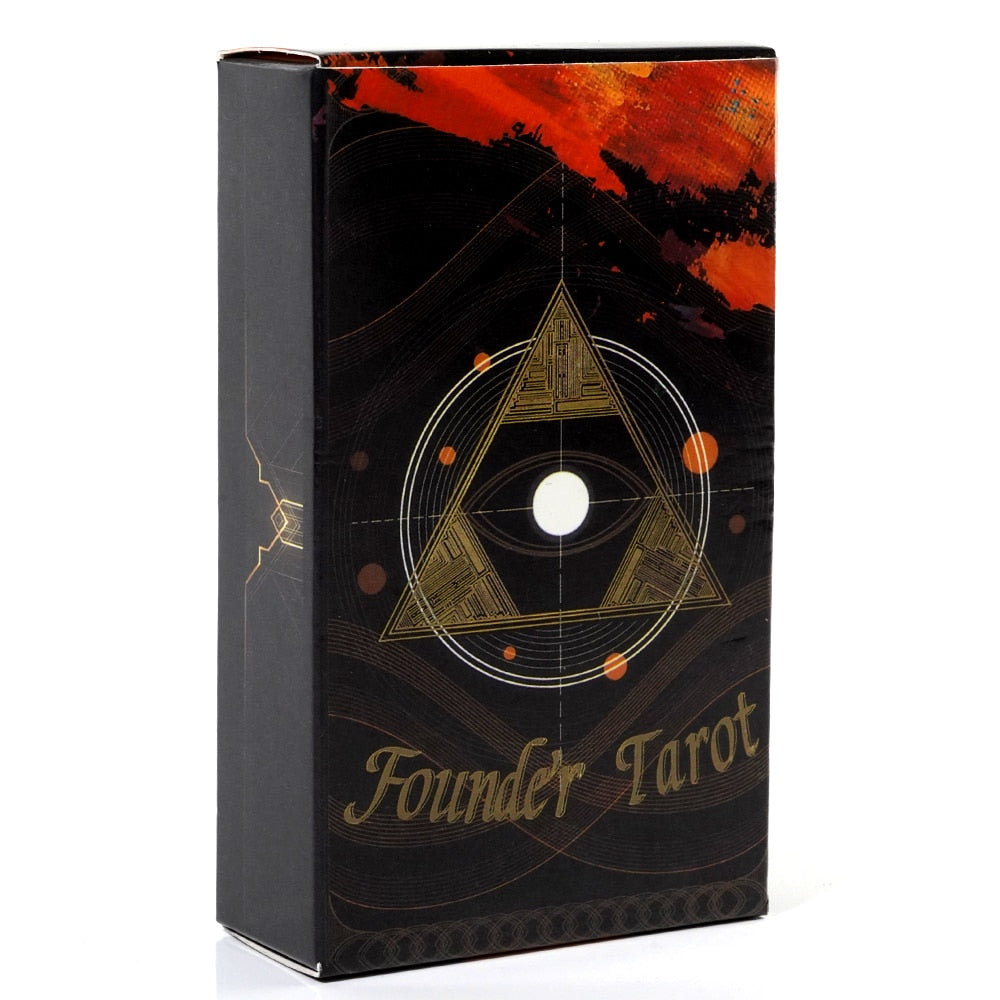 Trionfi della Luna Tarot 78 Card Deck with PDF Guidebook Fortune Telling Card Game Travel Cersion Reversed Chakra Planet Zodiac - Dark Gray