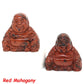 36mm Buddha Statue Natural Healing Crystals Reiki Chakra Spiritual Hand Carved Stones Maitreya Figurines Crafts Home Lucky Decor - Red Mahogany / 1 PC - Red Mahogany / 5 PCS - Red Mahogany / 10 PCS - Red Mahogany / 20 PCS