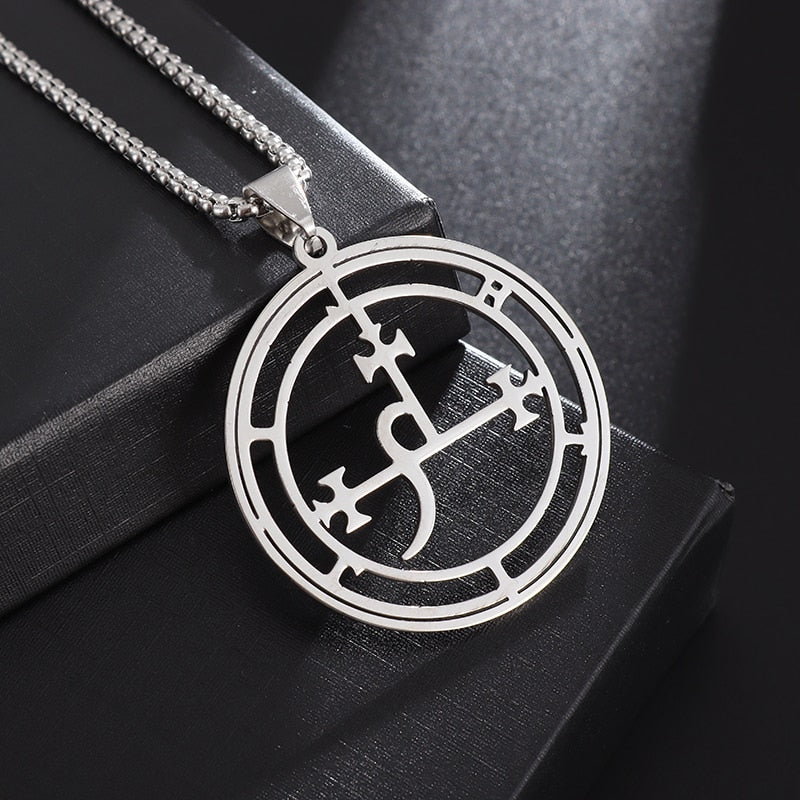 Magic Witch Necklace Women\\'s Vintage Blood Pack Removable Witch Wand Pendant Cosplay Jewelry Couple New Lover Gift - AL19721-Silver