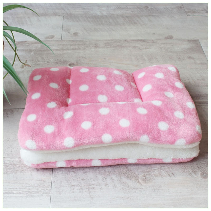 Flannel Pet Mat Dog Bed Cat Bed Thicken Sleeping Mat Dog Blanket Mat For Puppy Kitten Pet Dog Bed for Small Large Dogs Pet Rug - Type 7 / 30x25cm