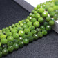Fine 100% Natural Stone Faceted Amethyst Purple Round Gemstone Spacer Beads For Jewelry Making  DIY Bracelet Necklace 6/8/10MM - Green Jade / 6mm 29-31pcs - Green Jade / 8mm 21-23pcs - Green Jade / 10mm 17-19pcs