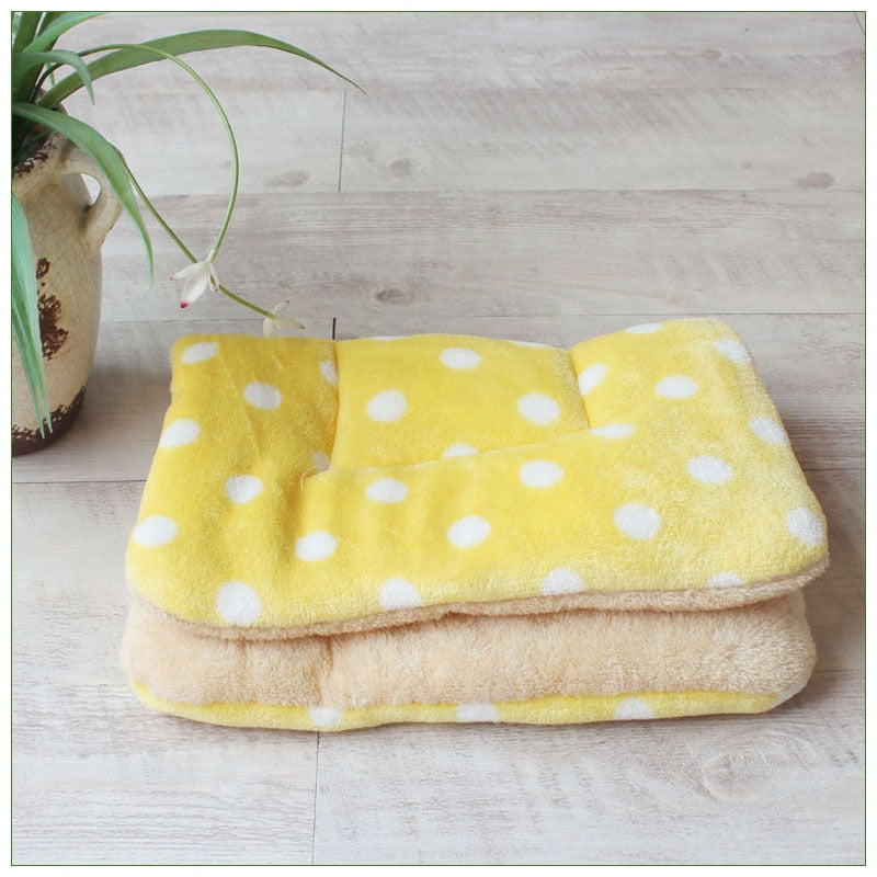 Flannel Pet Mat Dog Bed Cat Bed Thicken Sleeping Mat Dog Blanket Mat For Puppy Kitten Pet Dog Bed for Small Large Dogs Pet Rug - Type 9 / 35x27cm