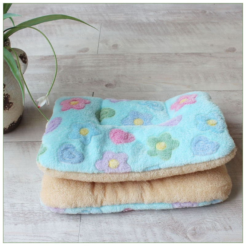 Flannel Pet Mat Dog Bed Cat Bed Thicken Sleeping Mat Dog Blanket Mat For Puppy Kitten Pet Dog Bed for Small Large Dogs Pet Rug - Type 10 / 57x38cm