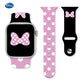 Cartoon Disney Mickey Minnie Mouse Printed Silicone Strap for Watch Band 38/40/41mm 42/44/45mm Bracelet Apple Watch 6 5 4 3 SE 7 - 5 / 38 40 41 mm - 5 / 42 44 45 49 mm