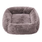 Comfortable Dog Bed Sleeping Pad Soft Cat Bed Square Pillow Bed Fluffy Plush Puppy Cushion Pet Supplies - Mi Zong / L 65x55cm