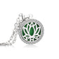 Crystal Aromatherapy Necklace Tree Flower Essential Oils Diffuser Jewelry Women Locket Aroma Diffuser Perfume Pendant Necklace - 5