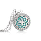 Crystal Aromatherapy Necklace Tree Flower Essential Oils Diffuser Jewelry Women Locket Aroma Diffuser Perfume Pendant Necklace - 3