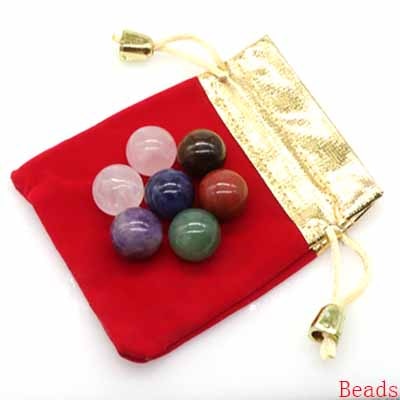 14PC/Set 7 Chakra Point Natural Stone And Crystals Gemstone Crafts Gift Box Reiki Healing Energy Mineral Home Decor Wholesale - 7pcs Beads / 1 set - 7pcs Beads / 5 set - 7pcs Beads / 10 set