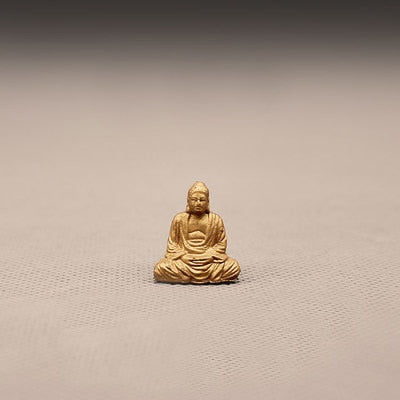NEW~1Pcs Maitreya Buddha statue/fairy garden gnome/moss terrarium home decor/crafts/bonsai/bottle garden/miniature/figurine - Gold