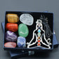 Chakra Yoga Reiki Stone Set for Healing Meditation Natural Crystal Stones Quartz Gemstones Necklace Collection Home Decor Craft - 2-8Pcs