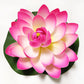 10/17/28/40/60cm Lotus Artificial Flower Floating Fake Lotus Plant Lifelike Water Lily Micro Landscape for Pond Garden Decor - 40cm pink