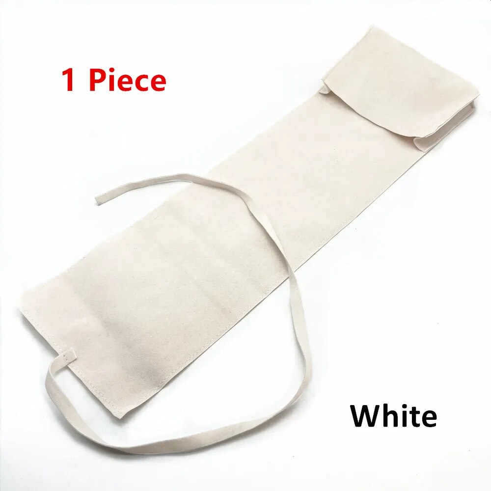 Tarot Cards Storage Bag Pouch Cloth White Gray Witch Divination Accessories Jewelry Astrology Dice Case