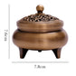 Brass Chinese Antique Incense Burner Household Room Aroma Diffuser Frame Aroma Diffuser Home Decoration - 3