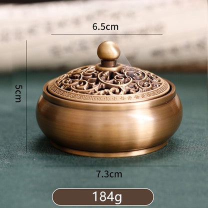 Brass Chinese Antique Incense Burner Household Room Aroma Diffuser Frame Aroma Diffuser Home Decoration - 1