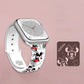 Cartoon Disney Mickey Minnie Mouse Printed Silicone Strap for Watch Band 38/40/41mm 42/44/45mm Bracelet Apple Watch 6 5 4 3 SE 7