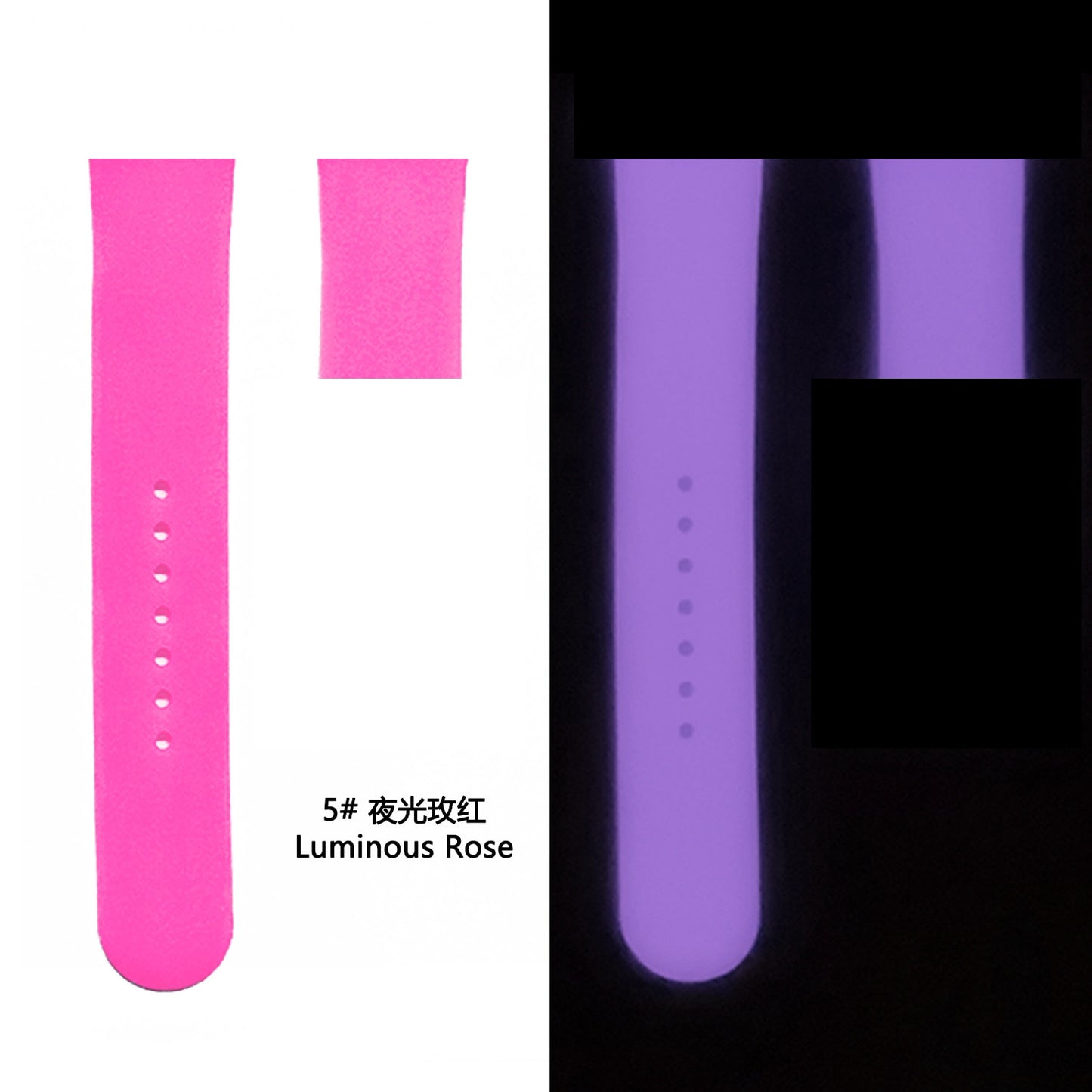 Luminous Silicone Strap For Apple Watch Band Ultra 49mm 8 7 45/41mm Sport Loop Bracelet For Iwatch 6 5 4 Se 44mm 42mm 40mm 38mm - China / luminous rose / 38 40 41mm  SM - United States / luminous rose / 38 40 41mm  SM - China / luminous rose / 38 40 41mm  ML - United States / luminous rose / 38 40 41mm  ML - China / luminous rose / 42 44 45 49mm  SM - United States / luminous rose / 42 44 45 49mm  SM - China / luminous rose / 42 44 45 49mm  ML - United States / luminous rose / 42 44 45 49mm  ML