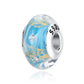 2023 New Original 100% 925 Sterling Silver Glass Bead Wood Stone Murano Flower Charms Fit Pandora Bracelet DIY Women Jewelry - LSM123