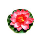 10/17/28/40/60cm Lotus Artificial Flower Floating Fake Lotus Plant Lifelike Water Lily Micro Landscape for Pond Garden Decor - 10cm red