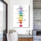Seven Chakras Corresponding Healing Crystals Guide Canvas Paintings Posters Prints Wall Art Pictures for Yoga Room Decor Cuadros