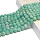 Fine 100% Natural Stone Faceted Amethyst Purple Round Gemstone Spacer Beads For Jewelry Making  DIY Bracelet Necklace 6/8/10MM - Amazonite / 6mm 29-31pcs - Amazonite / 8mm 21-23pcs - Amazonite / 10mm 17-19pcs
