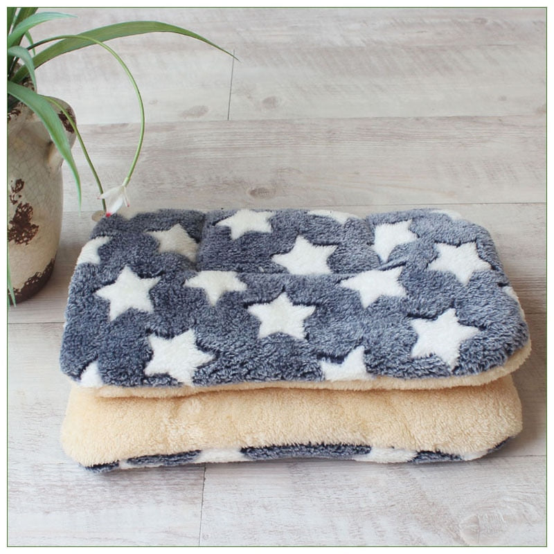 Flannel Pet Mat Dog Bed Cat Bed Thicken Sleeping Mat Dog Blanket Mat For Puppy Kitten Pet Dog Bed for Small Large Dogs Pet Rug - Type 11 / 57x38cm
