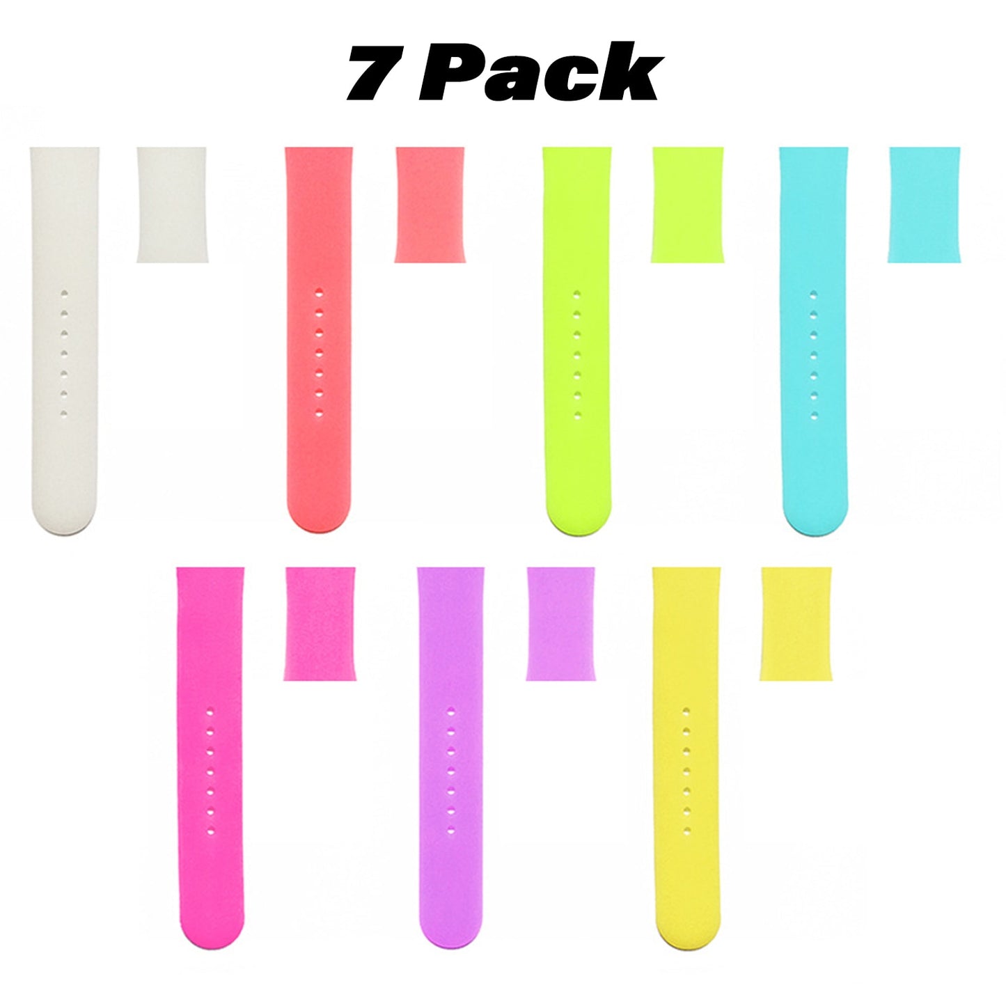 Luminous Silicone Strap For Apple Watch Band Ultra 49mm 8 7 45/41mm Sport Loop Bracelet For Iwatch 6 5 4 Se 44mm 42mm 40mm 38mm - China / luminous 7packs / 38 40 41mm  SM - United States / luminous 7packs / 38 40 41mm  SM - China / luminous 7packs / 38 40 41mm  ML - United States / luminous 7packs / 38 40 41mm  ML - China / luminous 7packs / 42 44 45 49mm  SM - United States / luminous 7packs / 42 44 45 49mm  SM - China / luminous 7packs / 42 44 45 49mm  ML - United States / luminous 7packs /...