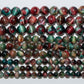 Natural Stone Parrot Color Tiger Eye Beads Gemstone Loose Beads Round Shape Size Options 6/8/10/12mm for Jewelry Making