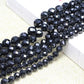 Fine 100% Natural Stone Faceted Amethyst Purple Round Gemstone Spacer Beads For Jewelry Making  DIY Bracelet Necklace 6/8/10MM - Black Tourmaline / 6mm 29-31pcs - Black Tourmaline / 8mm 21-23pcs - Black Tourmaline / 10mm 17-19pcs