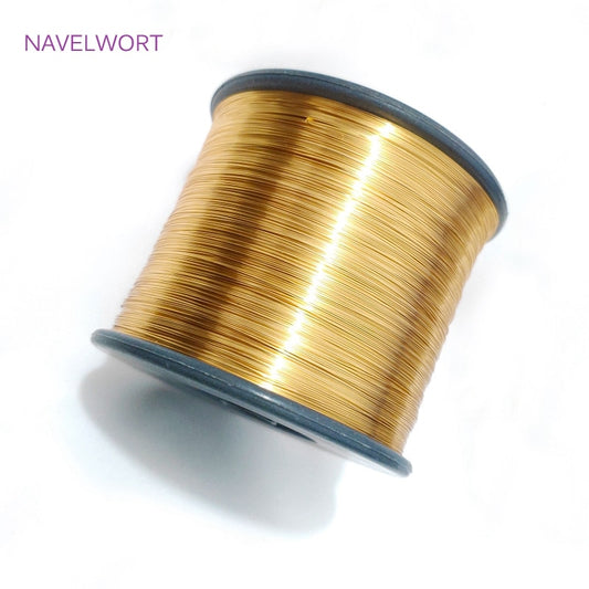 18K Gold Plated Copper Wire For Jewelry Making High Quality Beading Wire DIY Handmade Crafts Wholesale