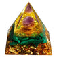 Natural Stone Orgonite Pyramid Crystals Orgone Energy Generator Healing Reiki Chakra Meditation Protection for Home Office Craft